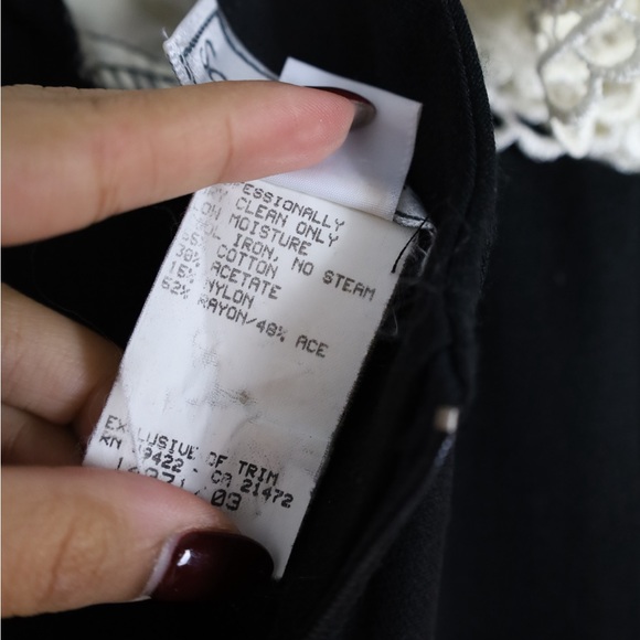 SOLD Scott McClintock Vintage 90's Lace Neckline Formal Long Dress Cocktail Gown - Picture 15 of 16